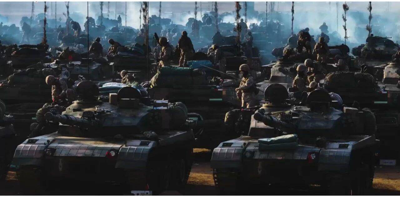 大场面！机器狗、无人机开路<strong></p>
<p>上海证券</strong>，实兵对抗演练画面公布