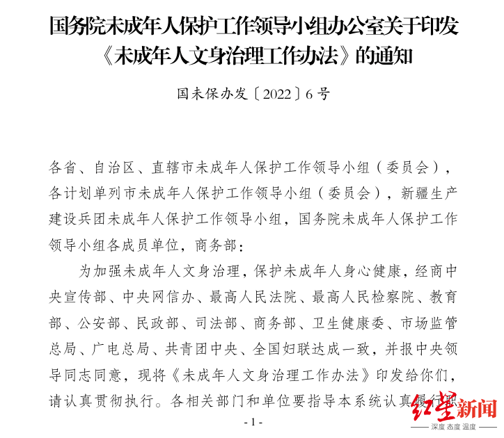 洛阳发布告知书<strong></p>
<p>证券分析师陈建平</strong>,禁止向未成年人提供文身服务,当地多家文身店先问年龄后服务
